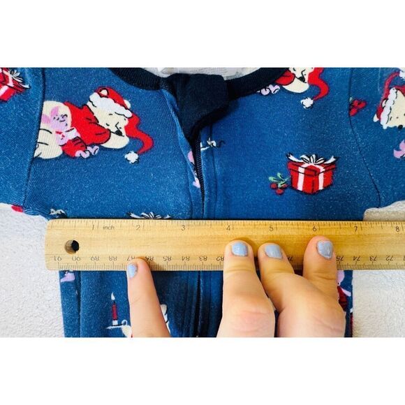 Munki Munki Disney Slumber Collection Winnie the Pooh Holiday Pajama Sleeper - Picture 7 of 7